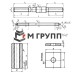 Болт фундаментный составной 3.2. М80х3350