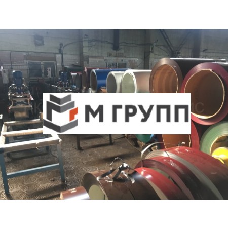 Рулон оцинкованный с полимерным покрытием (окрашенный) 0.55x1250 RAL 9003 Zn140 2кл.