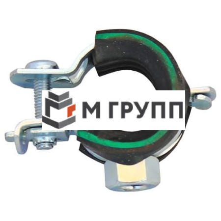 Хомут с резиновой прокладкой Optimal Junior Дн 74-80 (2 1/2") М8/М10 Mupro