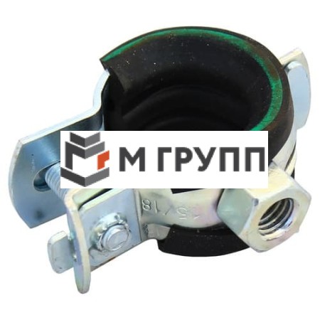 Хомут с резиновой прокладкой Optimal Junior Дн 74-80 (2 1/2") М8/М10 Mupro