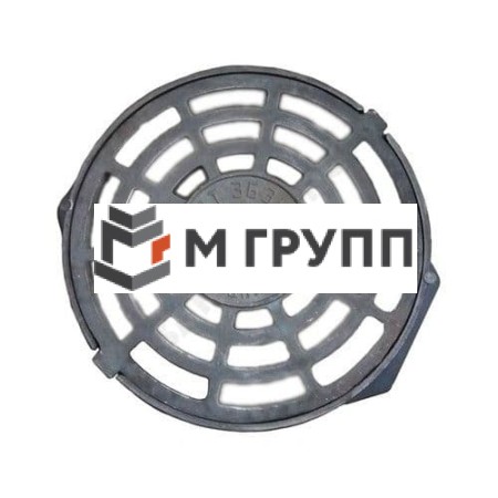 Дождеприемник чугунный ДК круглый (В125) m=90кг 125 кН ДПК Россия