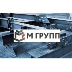 Металлическая стойка из двутавра с пластиной 2500х180х180х8.0