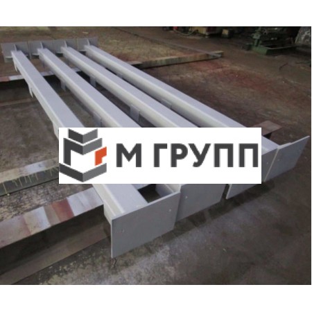 Металлическая стойка из круглой трубы 2300х57х3.5