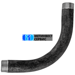 Отвод стальной шовный 90гр Дн 26.8х2.8 (Ду 20) резьба из труб по ГОСТ 3262-75 КАЗ