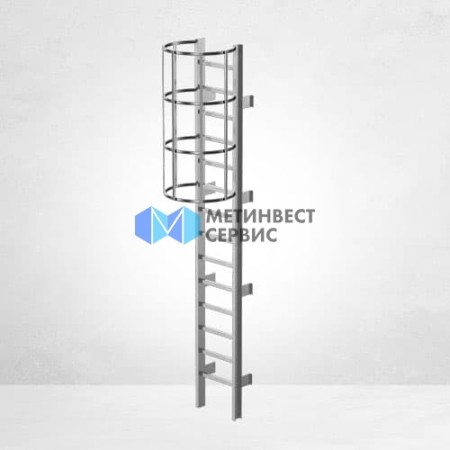 Лестница П1-2 17000 мм вертикальная