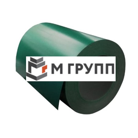 Рулон оцинкованный с полимерным покрытием (окрашенный) 0.4x1250 RAL 6005 2кл. DEEP MAT МТ