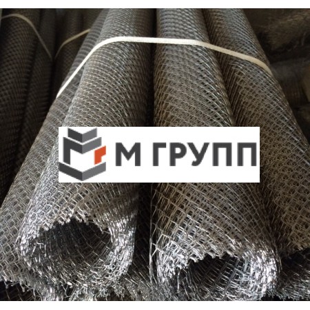 Сетка просечно-вытяжная ЦПВС 40х40 0.5 мм металлическая сталь 3