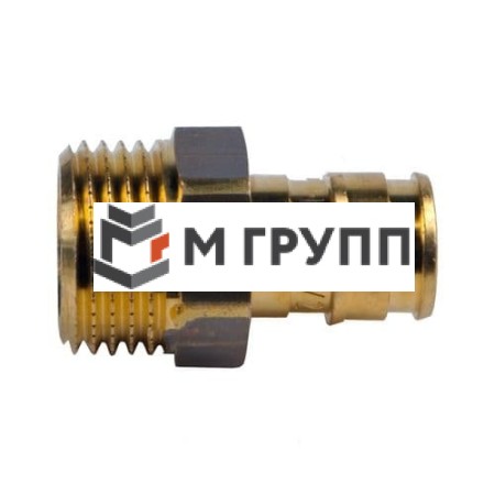 Муфта латунная Q&E Дн 50х1 1/2" наружн. резьба Uponor Финляндия