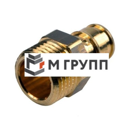 Муфта латунная Q&E Дн 50х1 1/2" наружн. резьба Uponor Финляндия