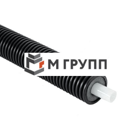 Труба теплоизолированная PE-Xa/EVOH Ecoflex Thermo Single черная Дн 40х5,5/175 Ру10 Тмакс=95C бухта 200м Uponor Швеция