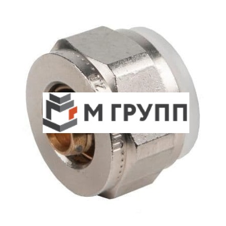 Евроконус латунный никель Flex-X Дн 20х2,8х3/4" Uponor Швеция