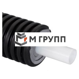 Труба теплоизолированная PE-Xa/EVOH Ecoflex Thermo Single черная Дн 110х15,1/200 Ру10 Тмакс=95C бухта 100м Uponor Швеция