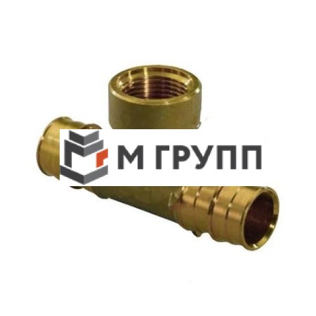 Тройник латунный Q&E Дн 20х1/2"х20 внутр. резьба Uponor Швеция