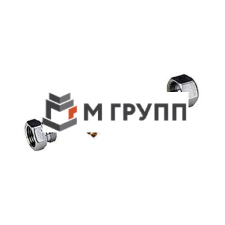 Муфта латунная хром R187F Дн 18х2,0х3/4" ВР Giacomini Италия