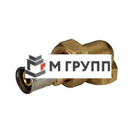 Угольник разъемный для PE-X латунный RM19 Дн 16х1/2" 90 гр. ВР пресс Giacomini RM19Y033 Италия