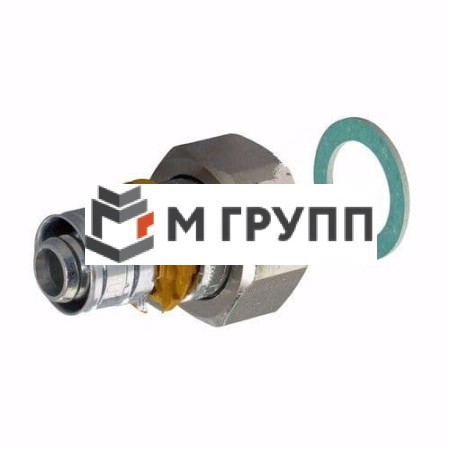 Муфта латунная MLC Дн 20х1/2" Ру10 нак/гайка пресс Uponor Финляндия