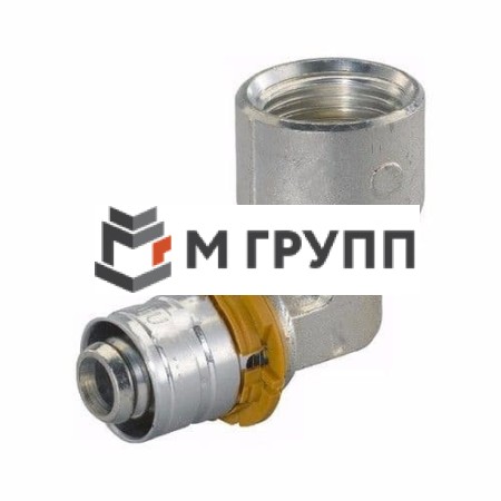 Угольник латунный MLC Дн 50х1 1/2" 90 гр. ВР пресс Uponor Финляндия