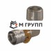 Угольник латунный MLC Дн 40х1 1/4" 90 гр. Ру10 НР пресс Uponor Швеция