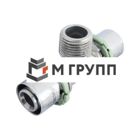 Тройник латунный Дн 16х1/2"х16 НР пресс Comap Франция