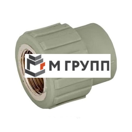 Муфта PP-R комбинированная серая внутр. резьба Дн 32х1/2" VALFEX Россия