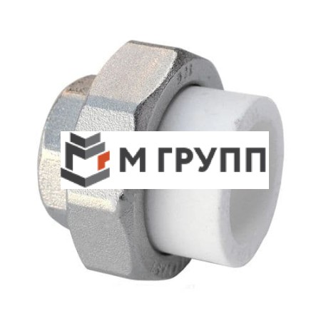 Муфта PP-R комбинированная разъемная белая внутр. резьба Дн 32х3/4" РосТурПласт Россия