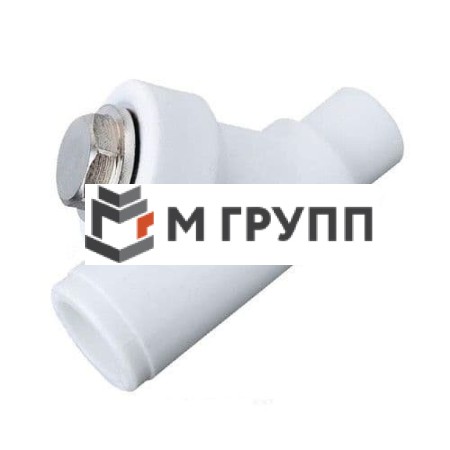 Фильтр PP-R сетчатый белый внутр/наружн. пайка Дн 32 мм 45 гр. VALFEX Россия