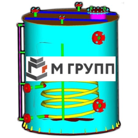 Ёмкость стальная вертикальная ВПП 1-1-10 09Г2С-12 10 м<sup>3</sup>