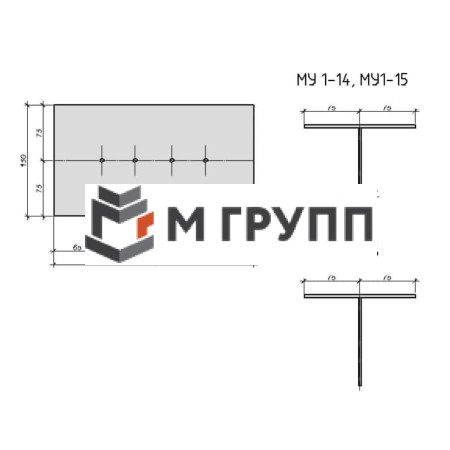 Закладная деталь МУ1-14 серия 1.400.2-25-93