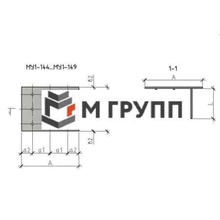 Закладная деталь МУ1-146 серия 1.400.2-25-93