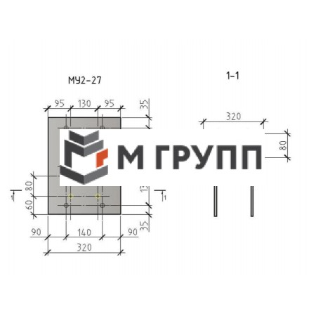 Закладная деталь МУ2-27 серия 1.400.2-25-93