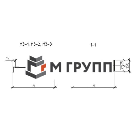 Закладная деталь МУ3-1 серия 1.400.2-25-93