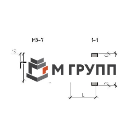 Закладная деталь МУ3-7 серия 1.400.2-25-93