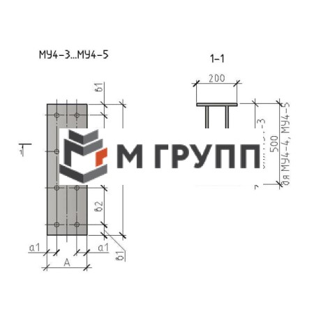 Закладная деталь МУ4-3 серия 1.400.2-25-93